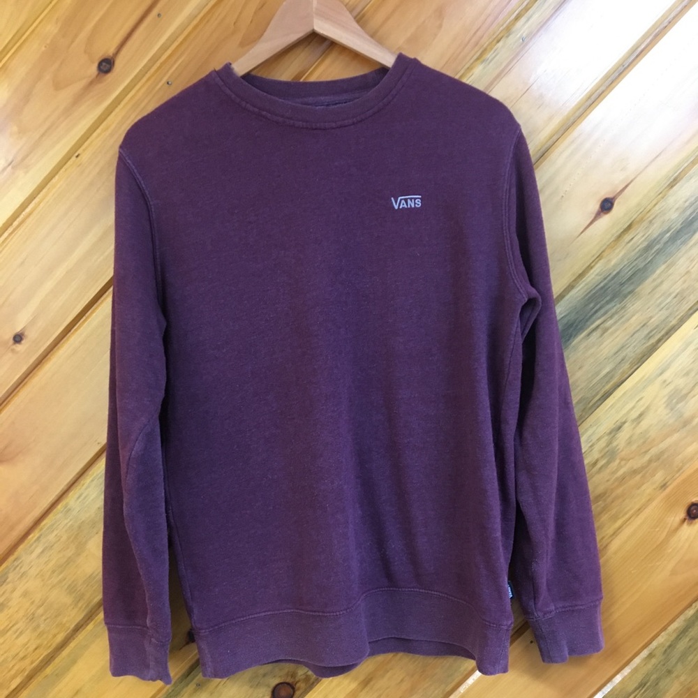 2/$20 ⭐️well loved maroon Vans sweatshirt⭐️